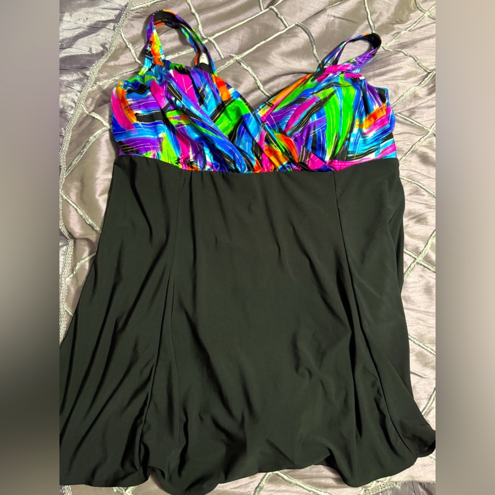 Plus size swim dress